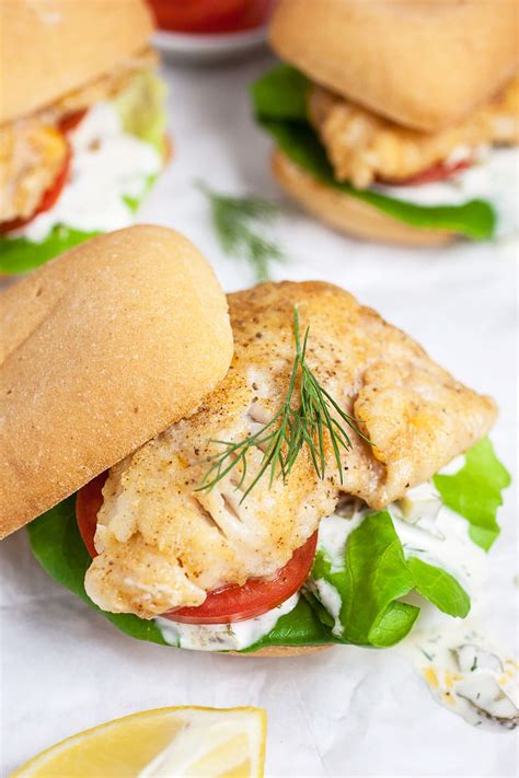 Pan Fried Walleye Sandwich | The Rustic Foodie®