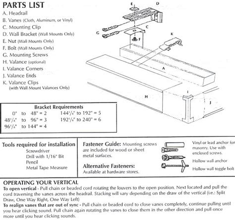 Vertical Blinds Installation Instructions - Hot Blinds