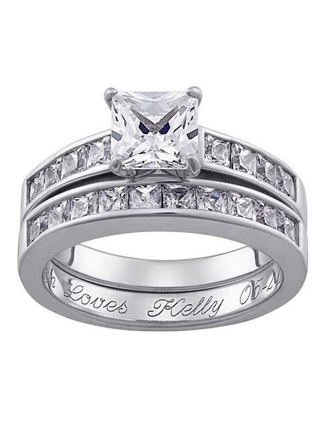 Engraved Wedding Ring Sets - wedding jir