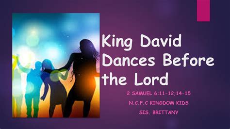 Lesson 2: David dances before the Lord - YouTube