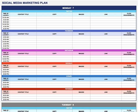 Free Marketing Plan Templates For Excel Smartsheet Inside Marketing throughout Marketing ...