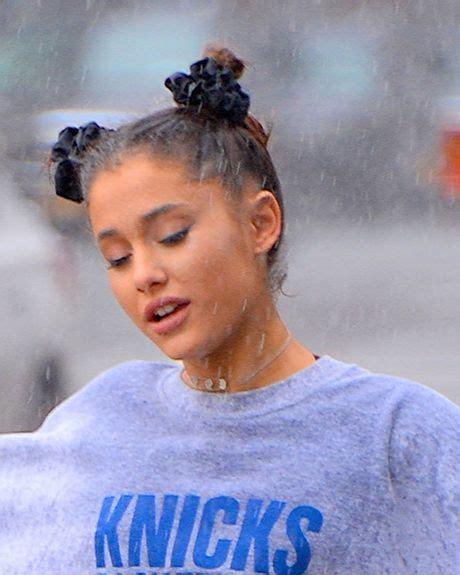 Ariana Grande Wears Space Buns and NASA Sweatshirt to Brunch