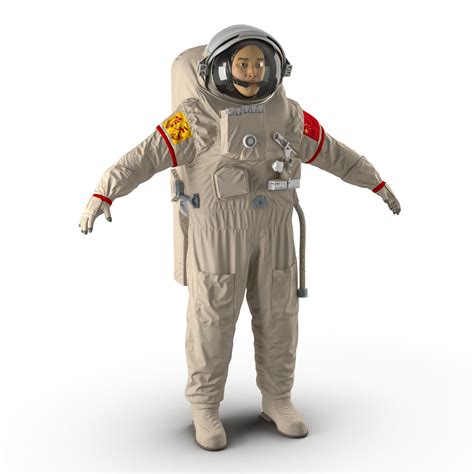 3d chinese astronaut wearing space suit model Chinese Suit, Flight ...