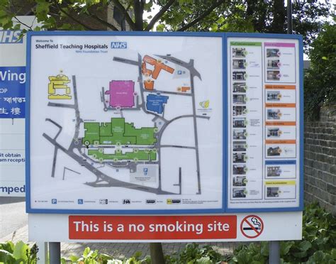 Sheffield Teaching Hospitals Site Map,... © Terry Robinson :: Geograph ...