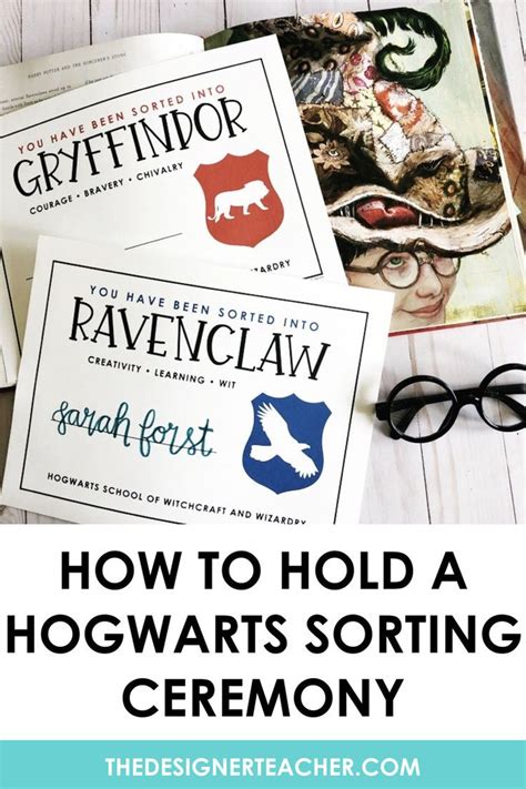 How to Hold a Hogwarts Sorting Ceremony — The Designer Teacher | Harry potter classroom, Harry ...