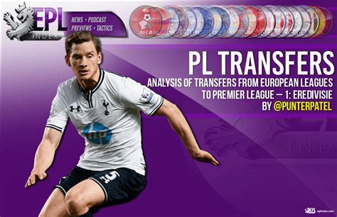 Analysis of Transfers from Europe to the EPL: Eredivisie - EPL Index ...