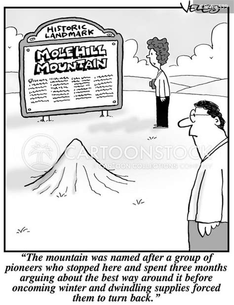 Molehill Cartoons and Comics - funny pictures from CartoonStock