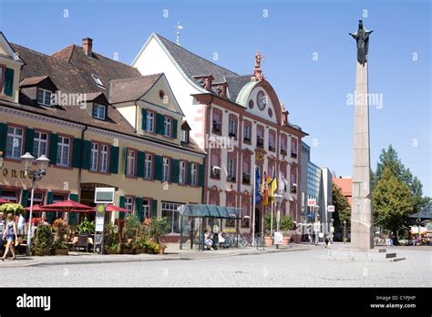 Germany, Bavaria, Offenburg, obelisk in town Stock Photo - Alamy