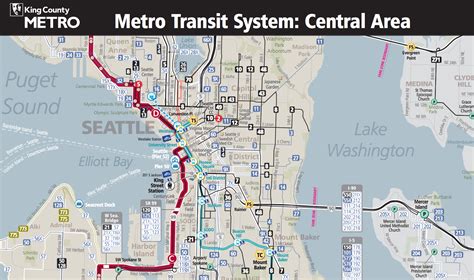 Seattle Public Transportation Map - Transport Informations Lane