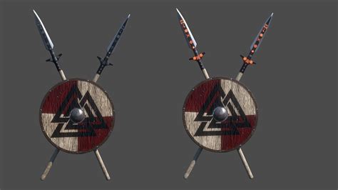 ArtStation - Shield and Spear