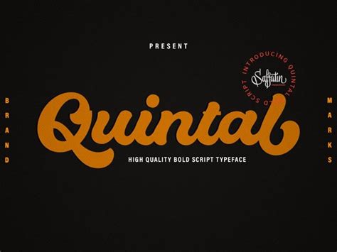 Quintal - Free Bold Script Font by Julian Smith on Dribbble