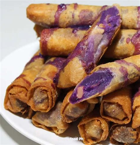 Ube Turon Halaya with Langka » Yummy Food Ph | Recipe | Filipino food ...