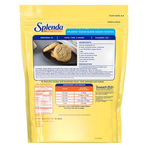 Splenda Sugar Blend | Half The Calories Of Sugar!