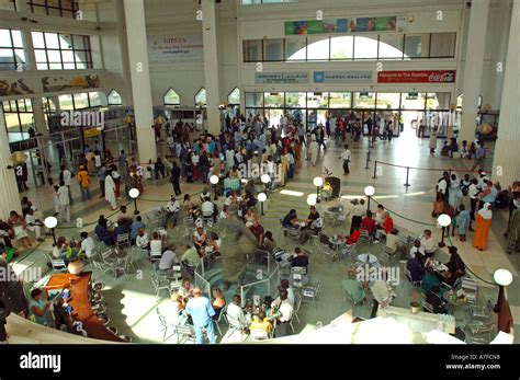 Yundum Airport interior Banjul The Gambia Stock Photo: 6756439 - Alamy