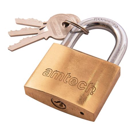 50mm brass padlock - Amtech