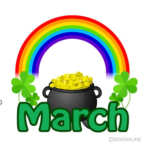 St Patrick's Day Pot March Clip Art Free PNG Image｜Illustoon