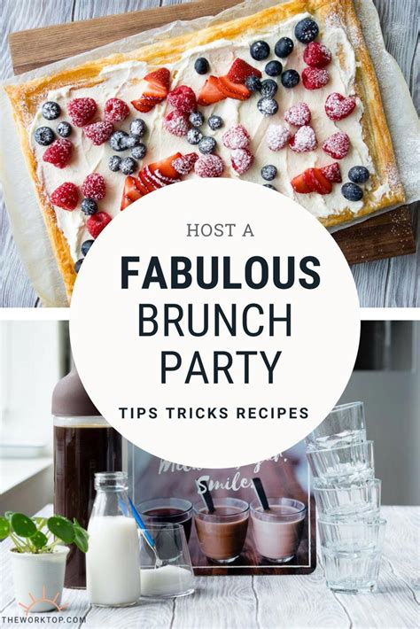 Fun Ideas for Hosting a Brunch Party - Inspiration & Recipes | The Worktop | Brunch party menu ...