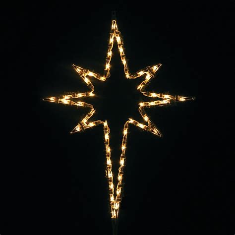 Holiday Lighting Specialists 2.5-ft Small Star Of Bethlehem Outdoor Christmas Decoration with ...