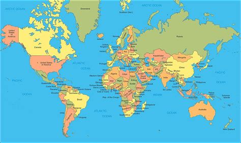 Free download | Printable World Map , PNG, in PDF, 2021 world map HD ...