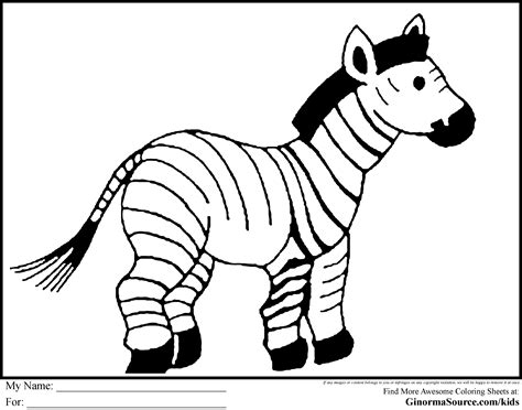 Free Printable Zoo Animal Coloring Pages