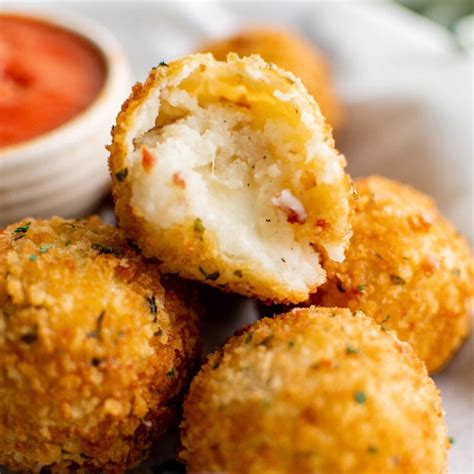 Crispy Fried Potato Cheese Balls - Easy Appetizers