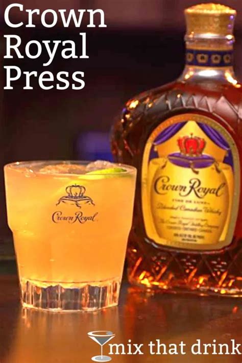 Crown Royal Press Drink Recipe | Mix That Drink