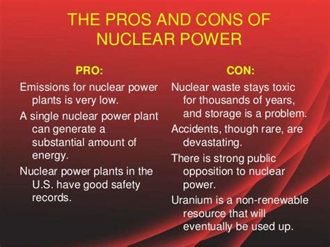 nuclear power pros and cons essay