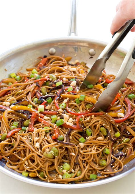 Rainbow Vegetable Noodle Stir-Fry