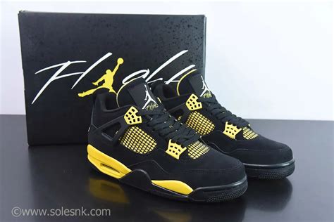 Jordan 4 Retro “Thunder 2023” Black/Tour Yellow DH6927-017 - SoleSnk