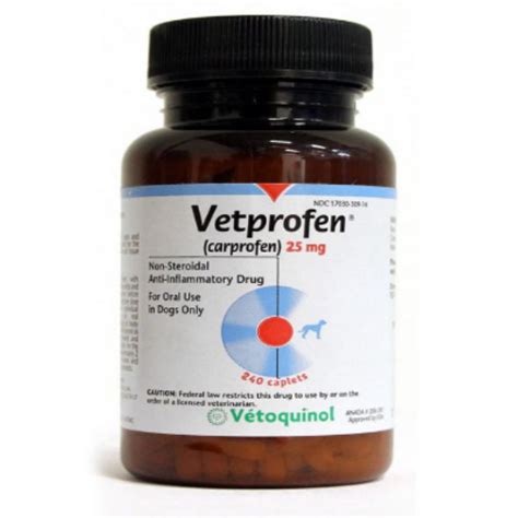 Vetprofen (Carprofen) 25 mg Caplets, 240 Count | Petco