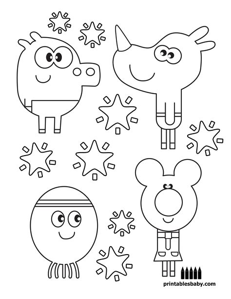 Hey Duggee | Printables Baby - Free Cartoon Coloring Pages | Coloring pages, Printable coloring ...