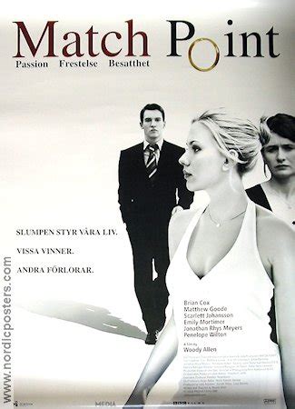 MATCH POINT Movie poster 2005 original NordicPosters