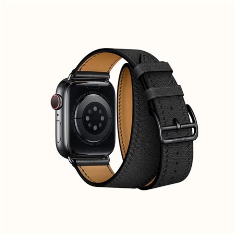 Apple Watch Hermes Double Tour 40 mm Noir Space Black Band - The Lux Group