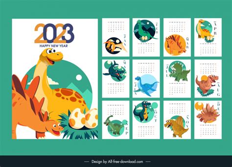 Calendar 2023 Cartoon