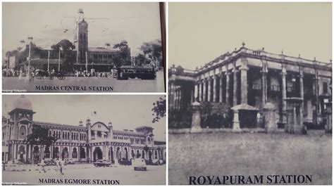 Old Photos of Chennai Central, Chennai Egmore & Royapuram Railway Stations - YouTube