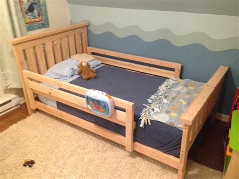 DIY 2x4 Bed Frame | HowToSpecialist - How to Build, Step by Step DIY Plans | Diy toddler bed ...