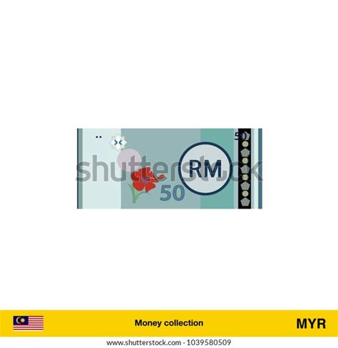 50 Ringgit Banknote Illustration Stock Vector (Royalty Free) 1039580509 ...