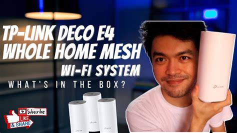 TP-Link Deco E4 Mesh Wi-Fi System | What's in the Box? | Easy Setup & Speed test - YouTube