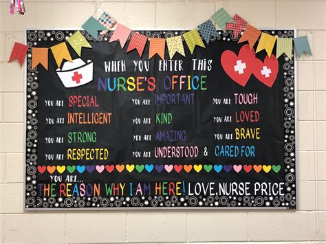 School Nurse Bulletin Board | School nurse office decorations, School nurse decorations, School ...