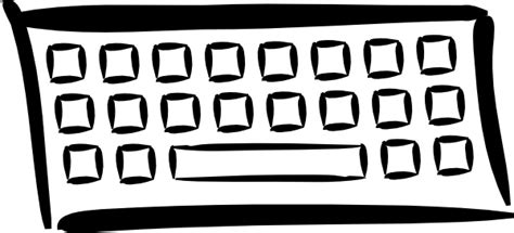 keyboard outline clipart 20 free Cliparts | Download images on Clipground 2024