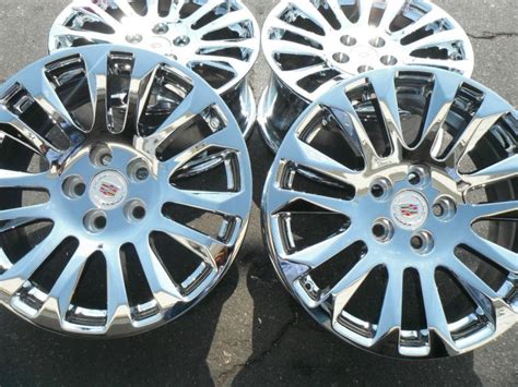 Find 18" cadillac cts new chrome rims wheels 2012 factory oem staggered coupe 2 door in Santa ...