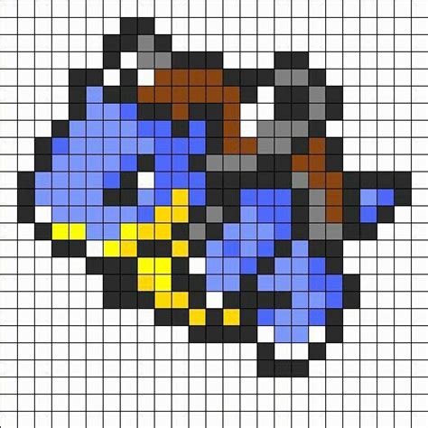 Blastoise | Pokemon perler beads, Sprites pokemon, Perler beads ideas