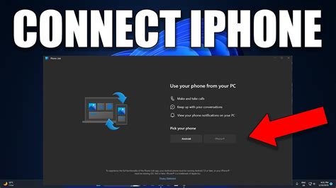 How to Connect iPhone to Windows 11 Using Phone Link - YouTube