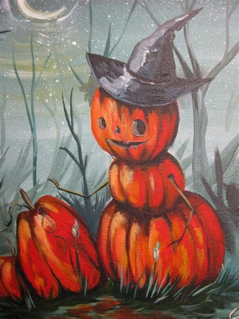 Inspiration piece | Halloween painting, Canvas painting, Canvas art