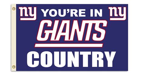 New York Giants 3 Ft. X 5 Ft. Flag Banner