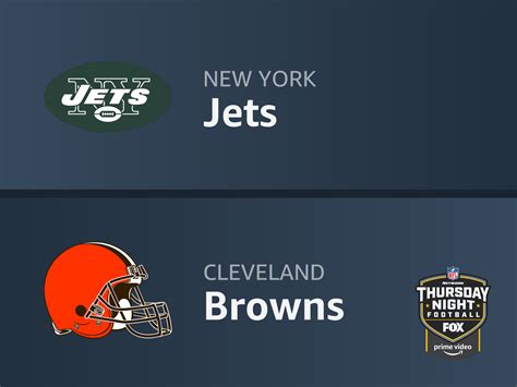 Prime Video: Thursday Night Football BETA 2 : New York Jets vs. Cleveland Browns