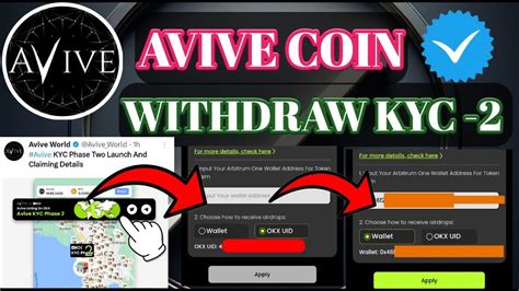 Avive Network Withdraw।Avive KYC 2 Process ।Avive Add Wallet Address ।Avive Coin Withdraw OKX ...