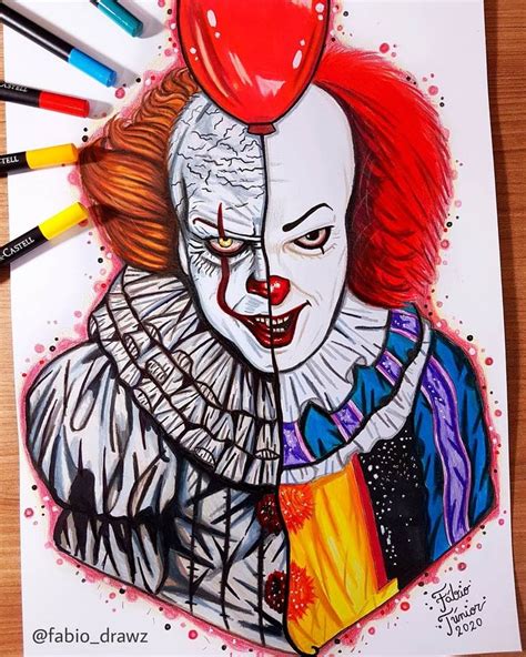 pictures of pennywise drawings - fashiondesignerworkspaceplan