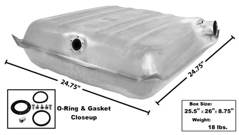 1957 Chevrolet Chevrolet Gas Tank Square Corner - Dynacorn 4161 ...