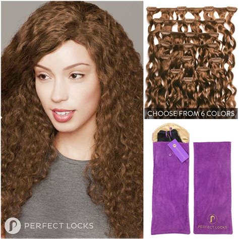 Curly Clip-in Hair Extensions, 7 Piece Clip-in Set, 100% Remy Human Hair Extensions - Etsy